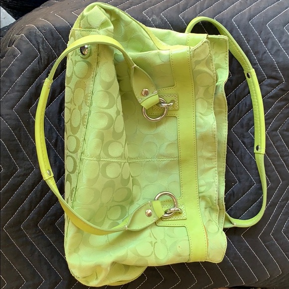 Coach Bags Green Coach Purse Poshmark